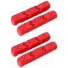 Micro Traders 4pcs Bike Brake Pad Inserts Rubber Pad Compatible
