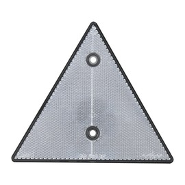 GG Grand General 99552 6 X 5-1/4 Inches Clear Triangle Shape Two Hole Reflector