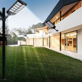 Outdoor Commercial LED Solar Street Light IP Large Outdoor Commercial LED Solar Street Light IP67 Dusk-to-Dawn Road Lamp US