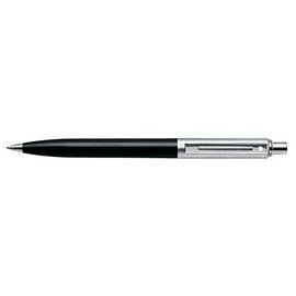 Sheaffer E23211151CS Sentinel Brushed Chrome Cap Barrel Ballpoint Pen - Black