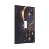 Nadoabtm Decorative Light Switch Cover Plate Gothic Celestial Gold Moon