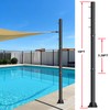 10ft Sun Shade Sail Pole 1 Pack - Outdoor Sunshade