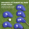 Golf Iron Head Covers Magnetic Neoprene with Numbers Printed Value