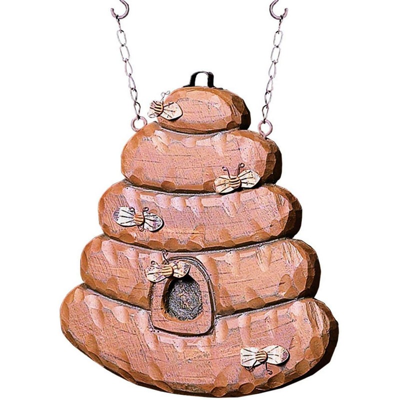 Hanging Bee Hive Decorative Plaque for Arrow Hanger