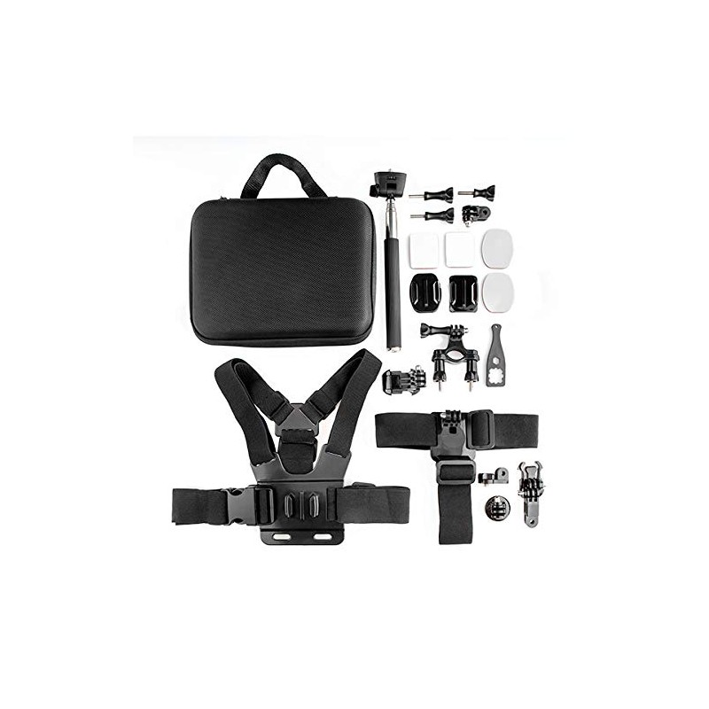 Ideal World Action Camera Mega Accessory Kit - With Hard