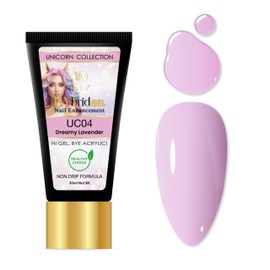 HYBA UNICORN Hybrid Gel Nail Polish, Single Tube (Dreamy Lavender)