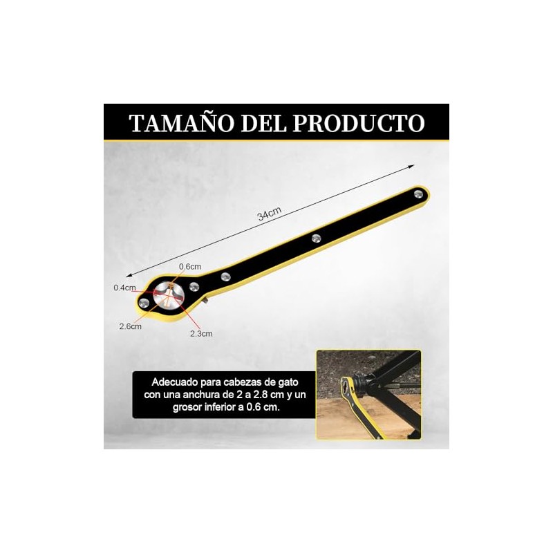 Llave de Trinquete de Gato Que Ahorra Trabajo - Para