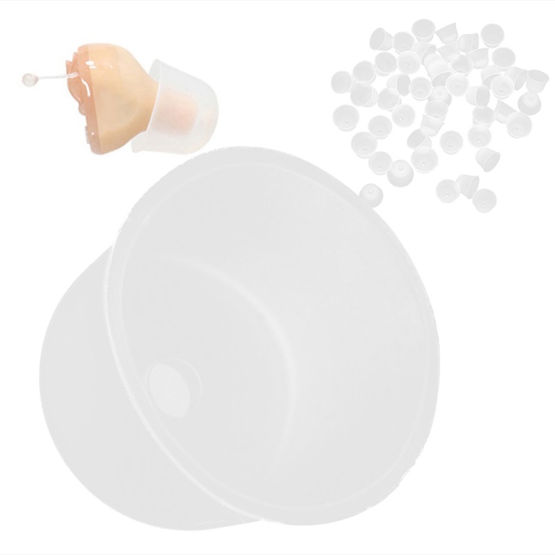 50pcs Silicone Earplugs Noise Cancelling Reusable Hearing Protection Waterproof Ear