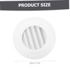 Operitacx Venetian Wall Vents Interior Walls Round Mesh Shape Register