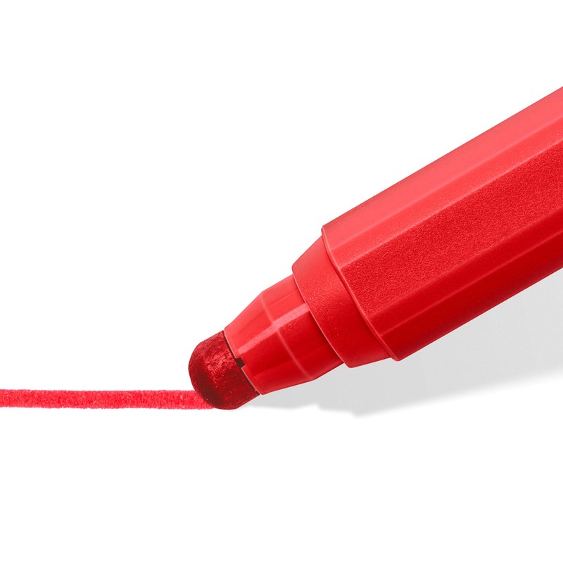 STAEDTLER 329 C6 ST Noris Junior Fibre-Tip Pens, Assorted Colours