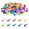 100 PCS Brass Paper Fasteners Metal Brass Fasteners, Mini Brads