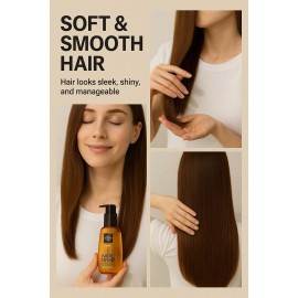 Hair Oil MOQIAN Nut Moisturizing Hair Oil 80ml –Leave-In Hair Serum for Dry & Frizzy Hair