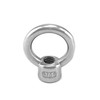 QWORK Lifting Eye Nut, 4 Pack, 1/4" UNC Marine Grade