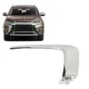 Front Bumper Middle Molding Trim ABS Chrome Replacement for Mitsubishi