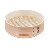 CONCORD 10" Stainless Steel Steamer Pot with Natural Bamboo Steamer