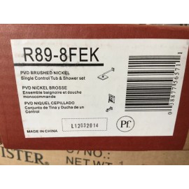 Pfister Tub & Shower Trim, Park Ave Brushed Nickel R89-8FEK. Y9