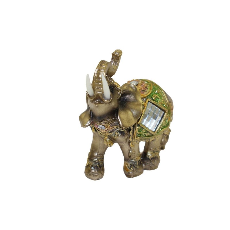 speed mao Glittering Elephant Asian Taste Feng Shui Figurine Object