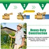 Therwen 4 Pack Garden Hose Shut off Valve Heavy Duty