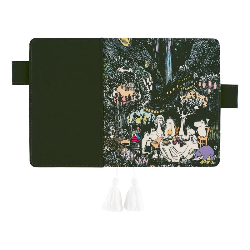 ほぼ日手帳 オリジナル(A6)手帳カバー ムーミン/大パーティの夜