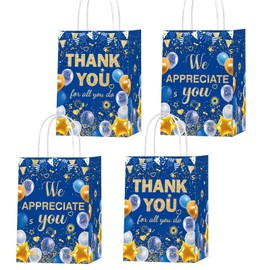 cocokawats 16 Pcs We Appreciate You Gift Bag Thank You for All You Do Goodie Bags for Employee Staff Appreciation Gifts Pastor Teacher Doctor Retirement Appreciation Party