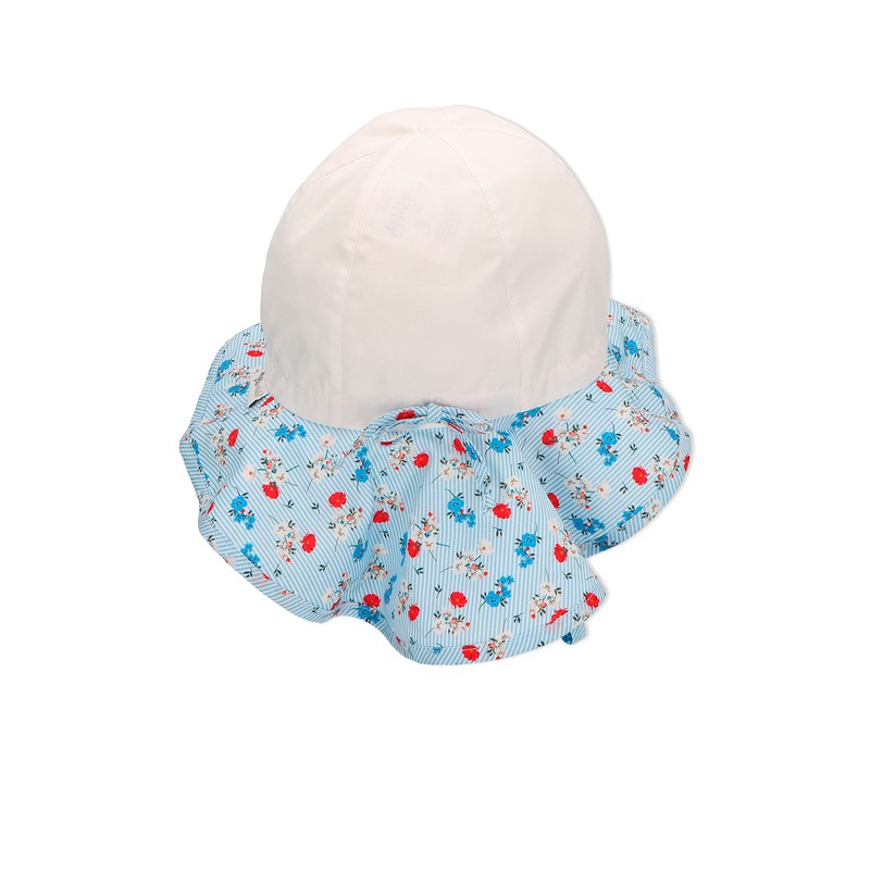 Sterntaler Girls' Sun Hat Flower Wreath Hat, White