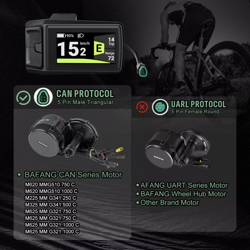 For BAFANG DPC080 Display CAN Protocol For Bafang Mid Motor