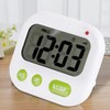 SEAFRONT Music/Vibration Digital LCD Alarm Clock Vibrating Alarm Clocks Under