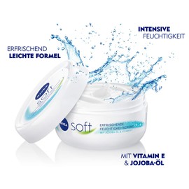 Nivea Soft Cream, Refreshing Moisturising Cream 200 ml