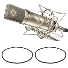 VGOL 8x Elastic Rubber Band Microphone Shock Mount Straps 330x3mm Compatible with Neumann U87 Ai TLM49 TLM67