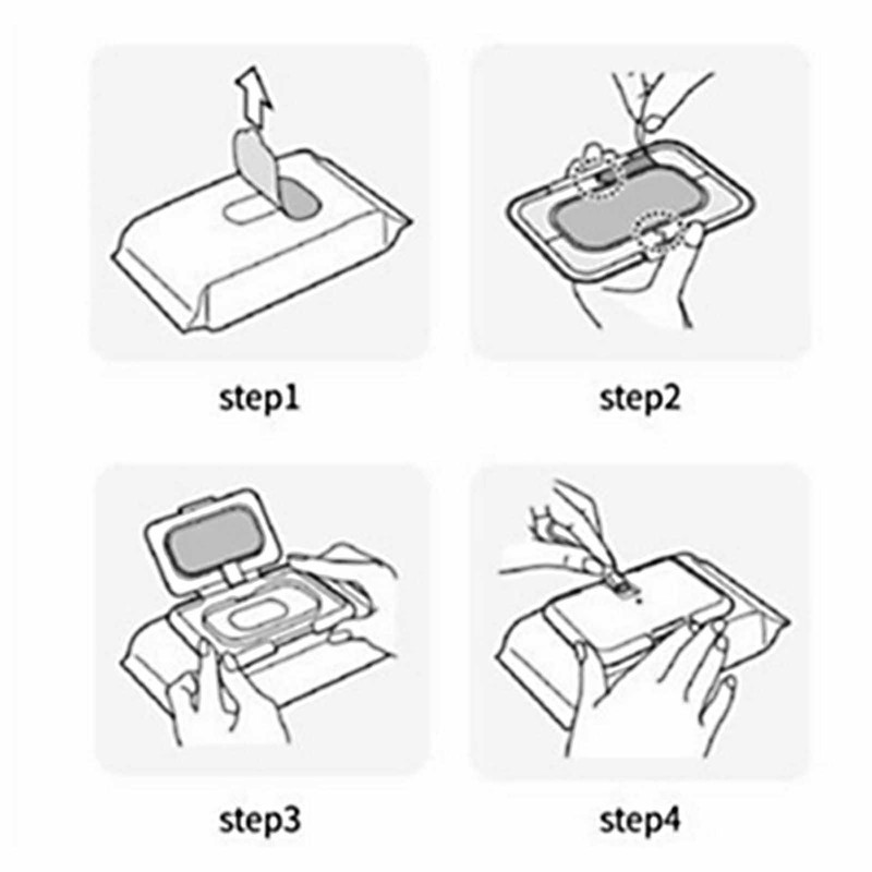 Baby Wipe Warmer Constant Temperature Evenly Heating Portable USB Wet