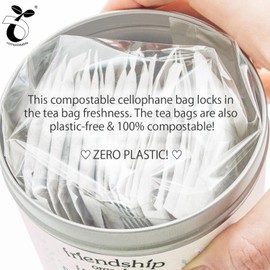 Friendship Organics Blueberry Decaf Tea Bags, Organic and Fair Trade 20 Count