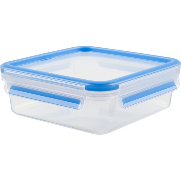 Tefal N10140 Storage Container, Square, 28.7 fl oz (850 ml), Sealed Seal, Integrated Structure, Master Seal, Fresh MW Square, 30 Years Warranty