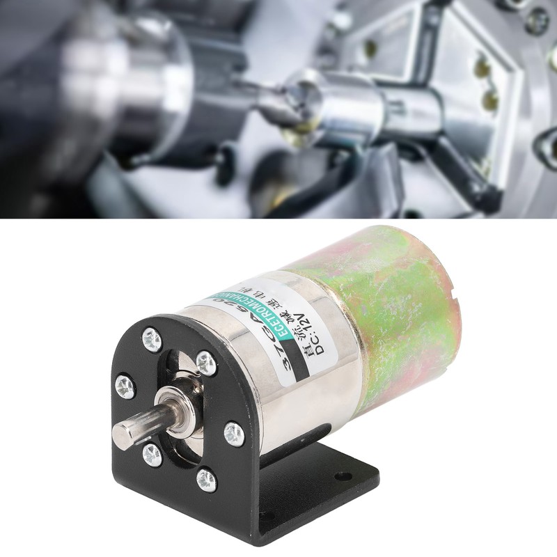 DC Worm Gear Motor Micro Brushed Self Locking Aluminum Alloy