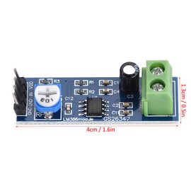 Pack of 5 200x Gain Audio Power Mono Audio Amplifier Module Power Amplifier Board 5V-12V Adjustable Resistor