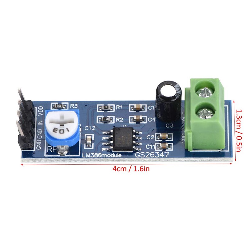 Pack of 5 200x Gain Audio Power Mono Audio Amplifier