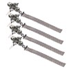 4Pcs Shoe Clips 4 Diamond Tassel Claw Chain Women's Boots