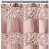 Zahari Home Sinatra Bathroom Shower Curtain Glamorous Bling Fabric Shower