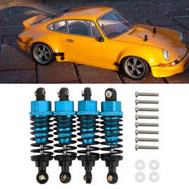 RC Shock Absorber, RC Shock Damper Replacement Suitable for Tamiya TT‑01 TT‑02 TA05 TL‑01 TA03 MF‑01X RC Car (Blue)