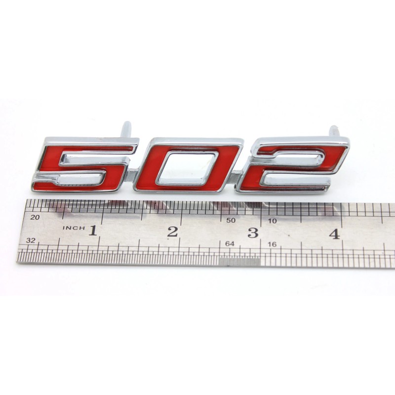 BBRP NEW 502 Front Fender Emblem Set Red Trim /