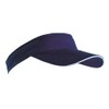Sports hat with sun visor and peak