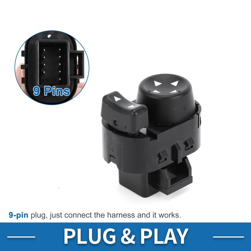 A ABSOPRO Car Mirror Switch No.15261341 View Mirror Remote Control