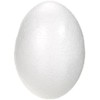 RAYHER - Polystyrene egg, full, height 8 cm