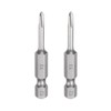 HARFINGTON 2pcs Y Shape Screwdriver Bits 1/4" Hex Shank S2