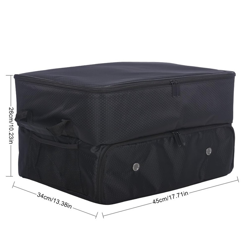 2 Layer Golf Trunk Organizer, Waterproof Car Golf Locker with