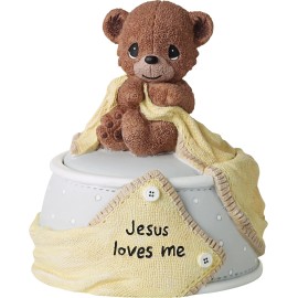 Precious Moments Jesus Loves Me Resin Keepsake Box