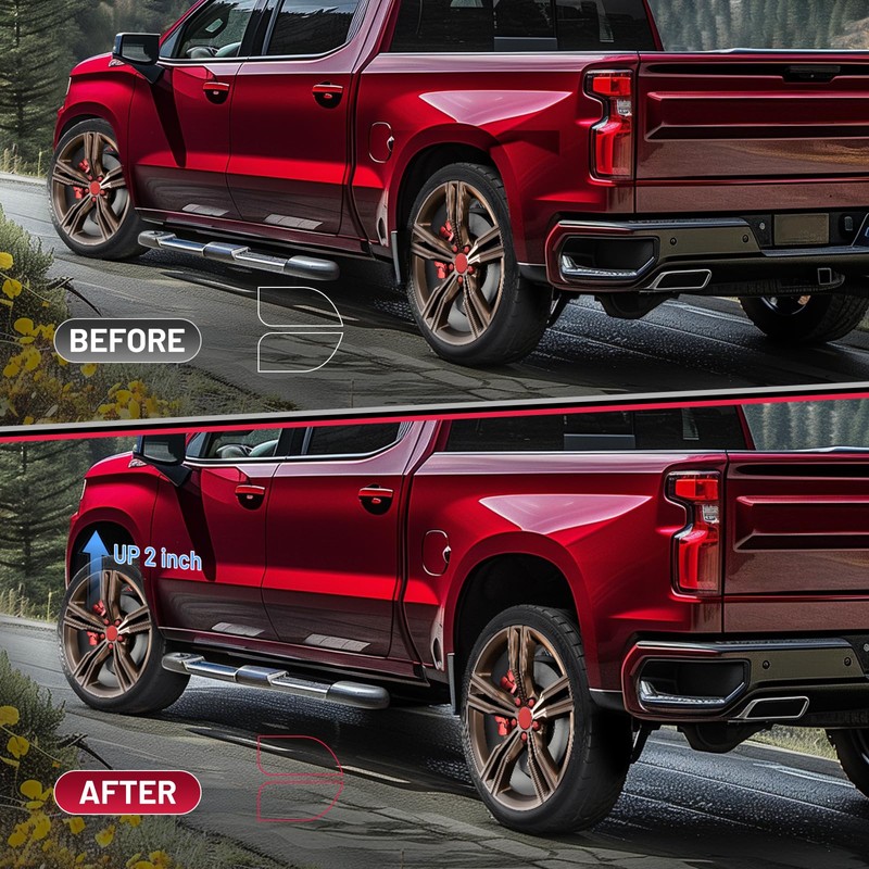 BDFHYK 2" Front leveling kit fit Compatible 1999-2006 Tundra 2WD