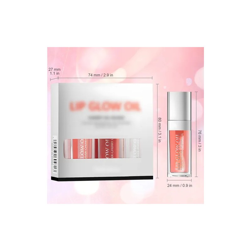 Set De 6 Aceites Para Labios Lip Glow Oil Gloss