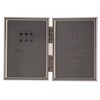 Sixtrees Cambridge 2-400-02 Silver Plated Folding Photo Frame for two