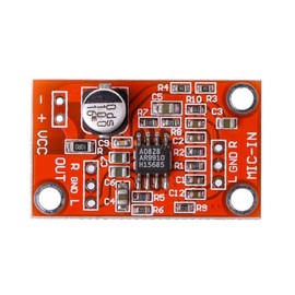 DC 3.8V-15V AD828 Stereo Dynamic Microphone Preamp Board Microphone Preamp Module Amplifier Board