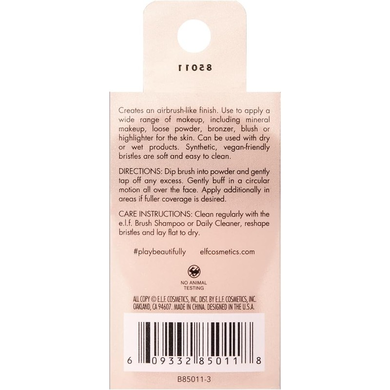 E.L.F. Cosmetics Kabuki Face Brush, 1 g, 066 pounds, 1